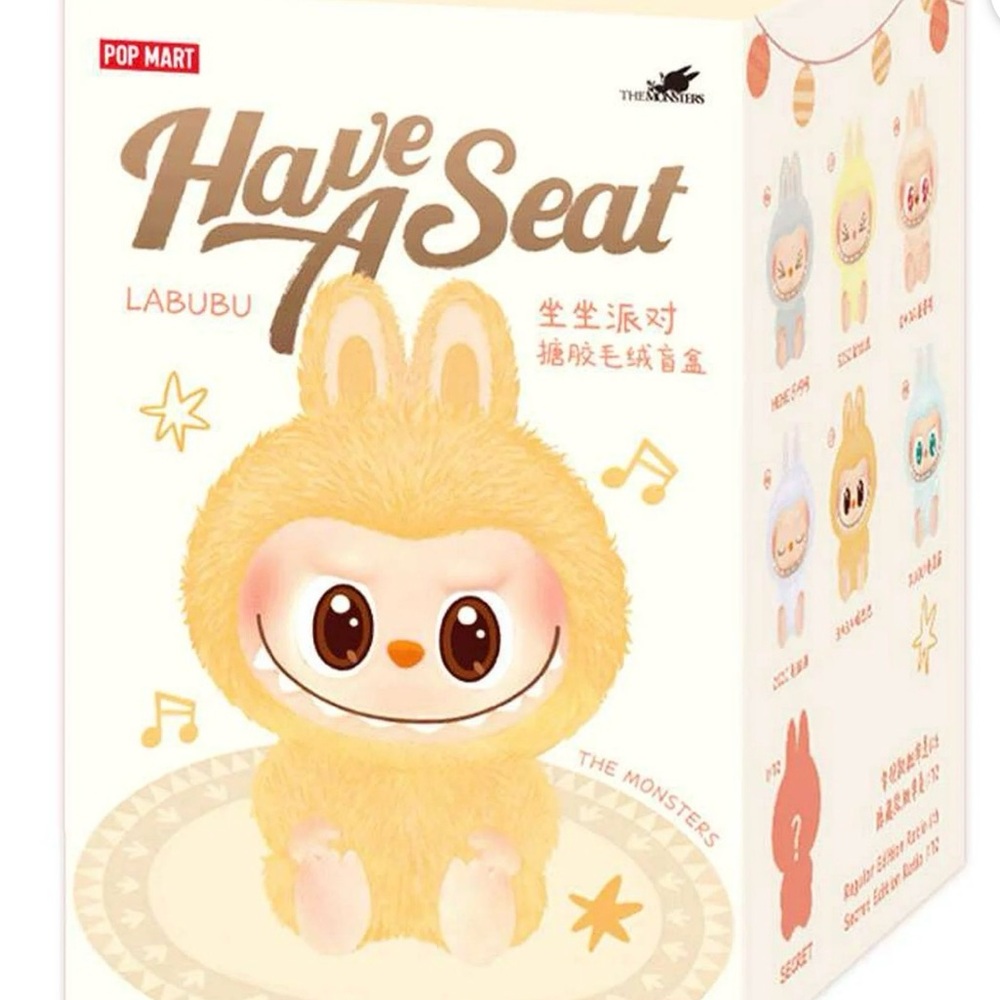 Labubu Have A Seat ,box still sealed in wrap Pop Mart blind box